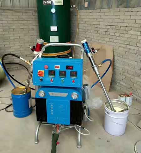 雙組份噴涂機(jī)(圖1) 氣動雙組份噴涂機(jī)